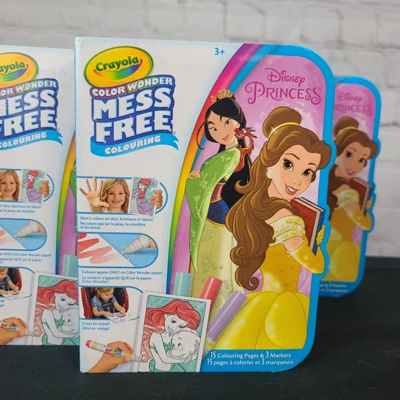 Crayola Color Wonder Mess Free Disney Princess Set. 7 Packs.